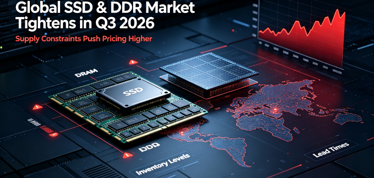 Globalny wzrost cen dysków SSD i DDR w trzecim kwartale 2026 r. w obliczu ograniczonej podaży napędzanej sztuczną inteligencją; GUDGA utrzymuje stabilne dostawy dla globalnych partnerów B2B