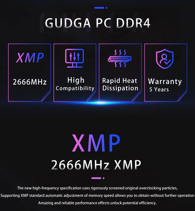 Fast Speed DDR4 Computer Ram for Gaming